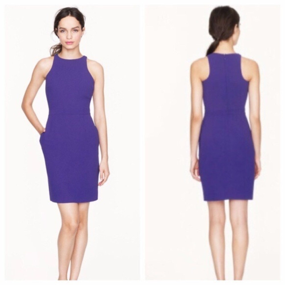 J.Crew Byzantine Cutaway Crepe Dress Size 6